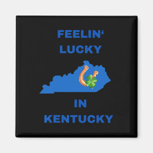 Imã Sentindo-se Sortudo em Kentucky - Dia de São Patrí