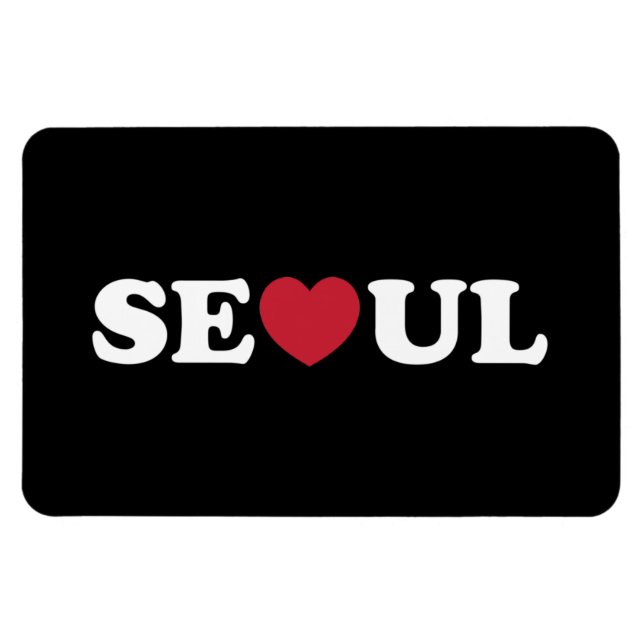 Ímã Seoul Love Heart (Horizontal)
