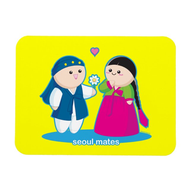 Ímã Seoul Mates (Horizontal)