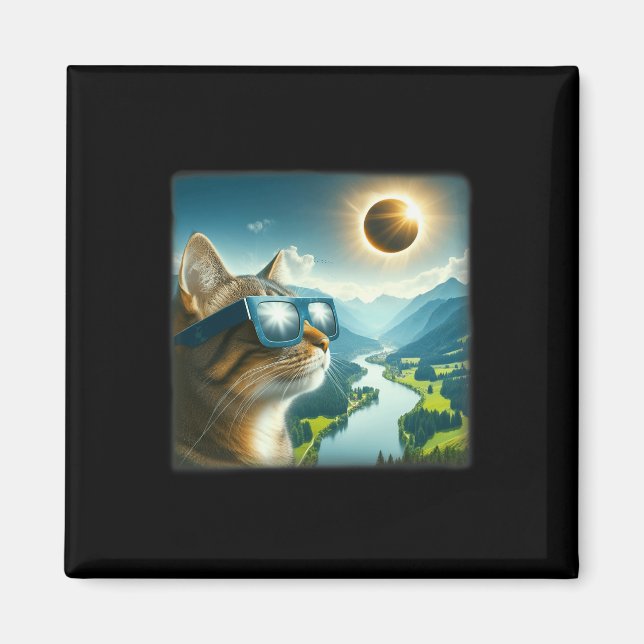 Imã Separador 2024 Eclipse Solar Total (Frente)