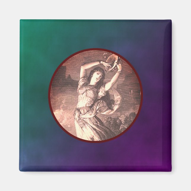 Imã Sepia Esmeralda Magnet (Frente)