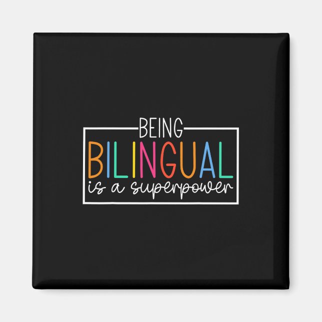 Imã Ser Bilingue é um Superpoder Diversão de Volta às  (Frente)
