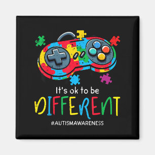 Imã Ser diferente controle de jogo autismo homens meni