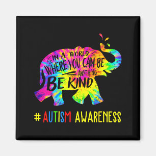 Imã Ser diferente elefante laço consciência do autismo