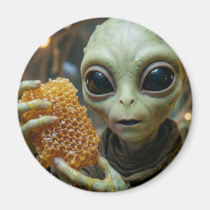 Imã Ser Extraterrestre Alien com Mel