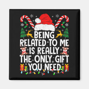 Imã Ser Parente Meu Natal Divertido Família Xmas Roupa