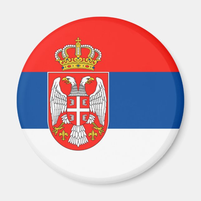 Imã serbia país país bandeira nação símbolo nome do sí (Frente)
