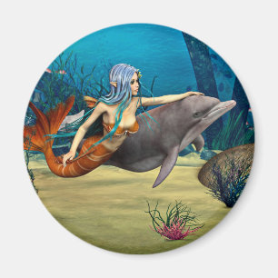 Imã Sereia com Golfinho