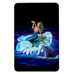 Ímã Sereia com golfinho
