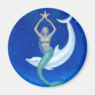 Imã Sereia da lua do golfinho