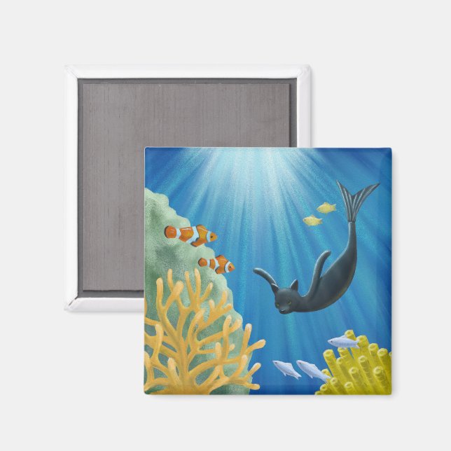 Imã Sereia de Cat (Front/Back)