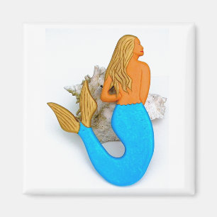 Imã sereia de cauda azul