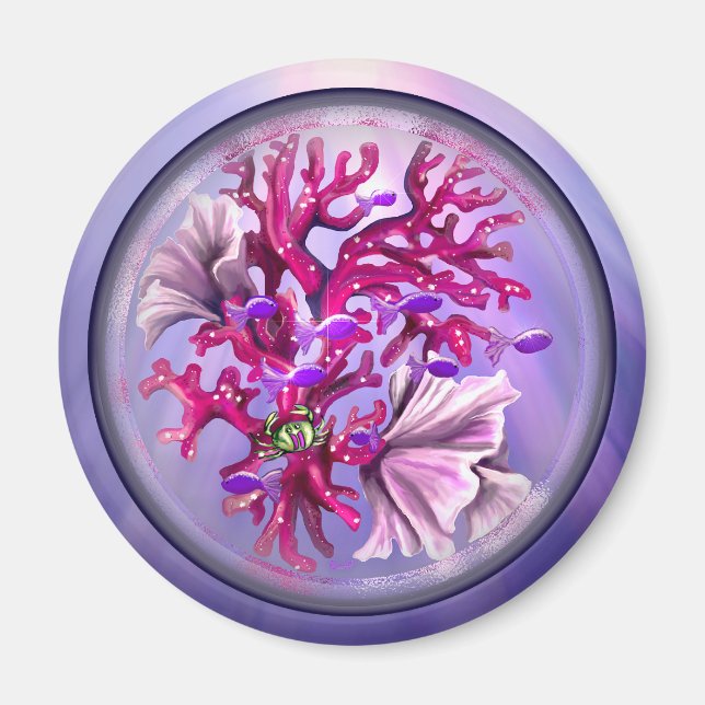 Imã Sereia do Oceano Roxo (Frente)