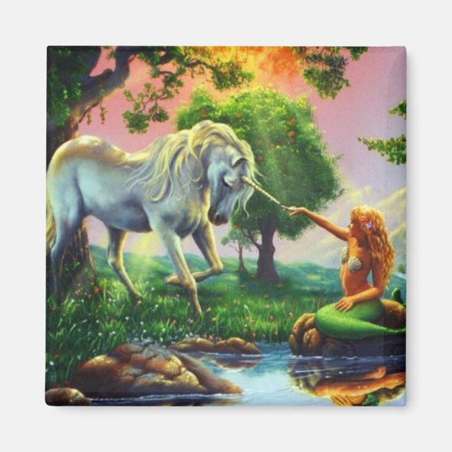 Imã sereia e unicórnio (Frente)