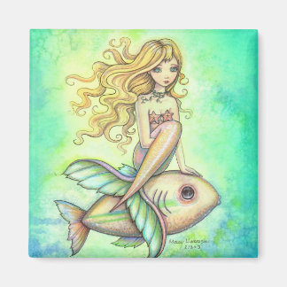 Imã Sereia Fofa e Ímã de Peixe