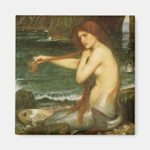 Imã Sereia pelo Waterhouse de JW, arte da mitologia do