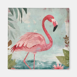 Imã Serenade em Rosa: Paraíso de Flamingo
