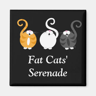 Imã Serenata de Gatos Gordos