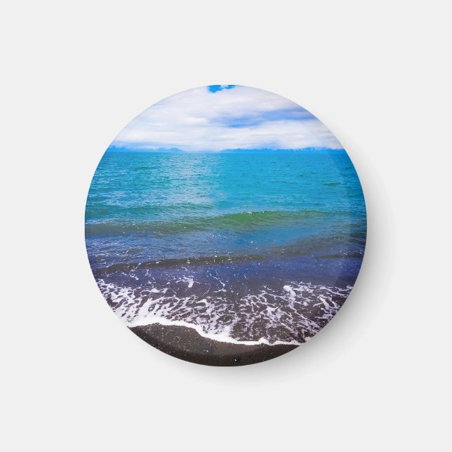 Imã Serene Coaster Ocean Waves Magnet (Frente)