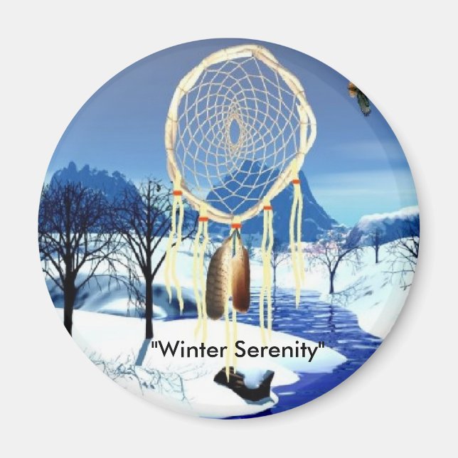 Imã "Serenidade de inverno" (Frente)