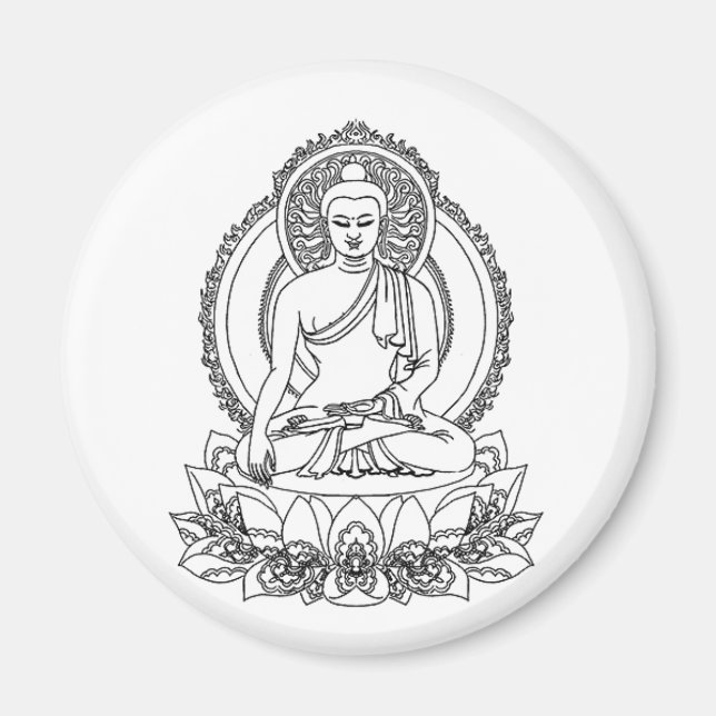 Imã Serenity Buddha Magnet (Frente)