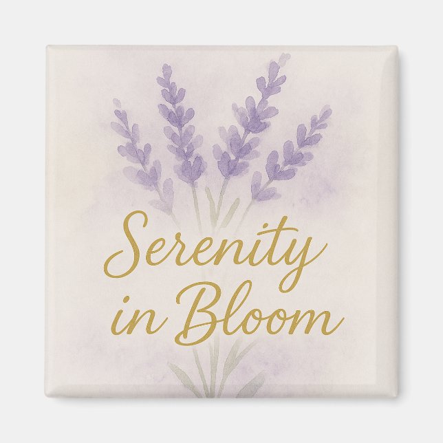 Imã Serenity in Bloom — Magnet  (Frente)