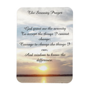 Ímã Serenity Prayer