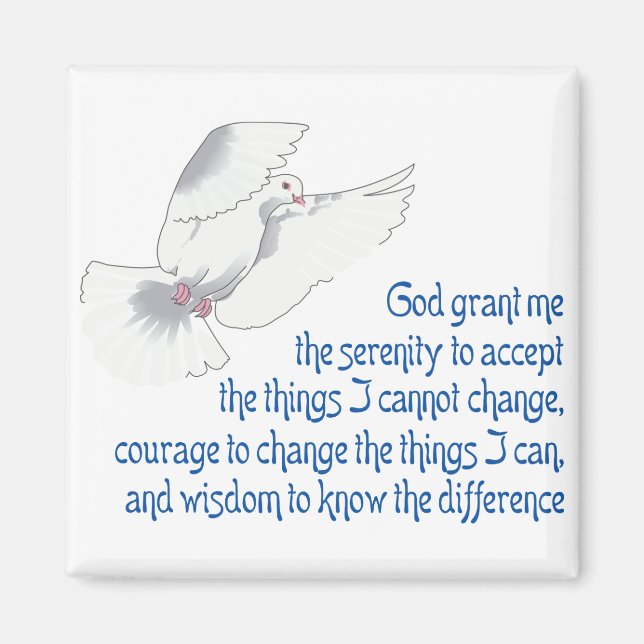 Imã Serenity Prayer (Frente)