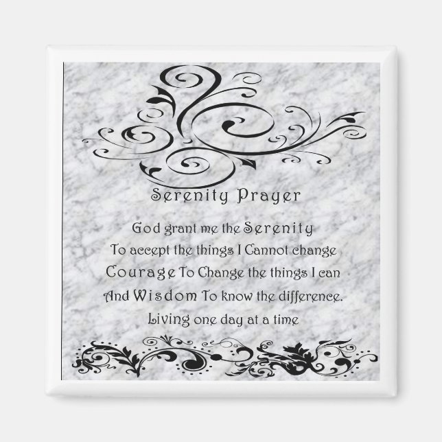 Imã Serenity Prayer (Frente)