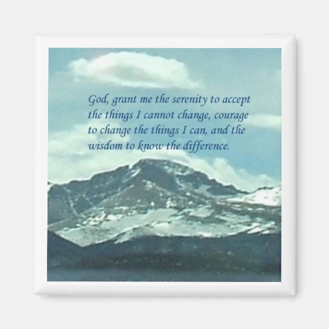 Imã Serenity Prayer Magnet (Frente)