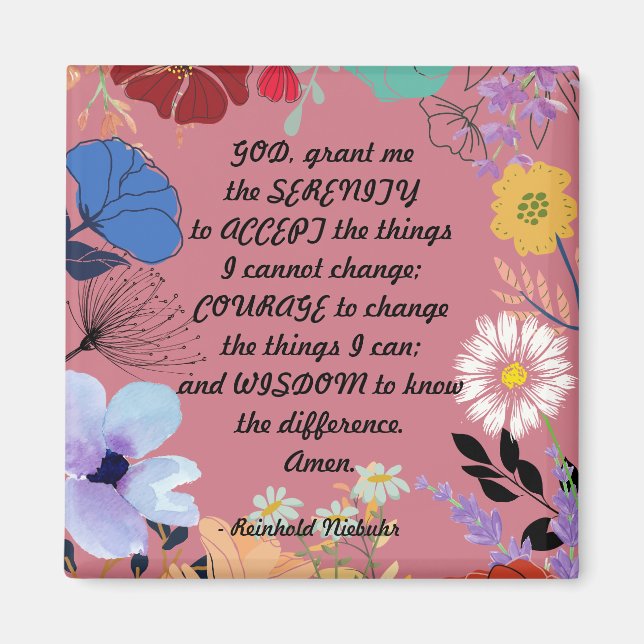 Imã Serenity Prayer Magnet (Frente)