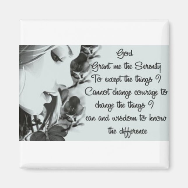 Imã Serenity Prayer Magnet (Frente)