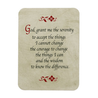 Ímã Serenity Prayer/Vintage Style