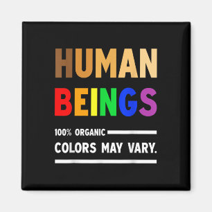 Imã Seres Humanos Cores Orgânicas A 100% Podem Variar