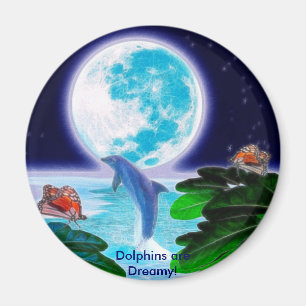Imã Série da arte do paraíso da LUA do GOLFINHO