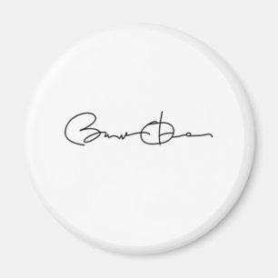 Imã Série da assinatura de Barack Obama (preto)
