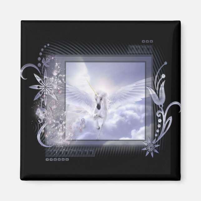 Imã Série Dazzling Flying Unicorn (Frente)