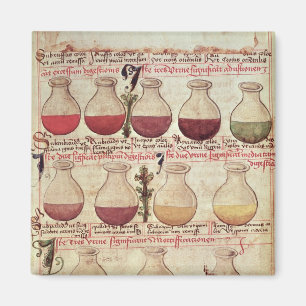 Imã Série de flagons para a análise de urina