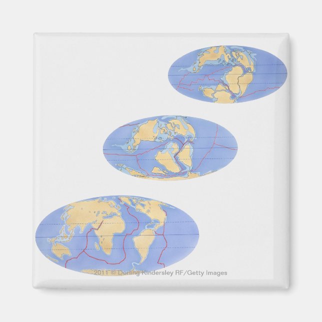 Imã Série de Ilustrações da Terra (Frente)
