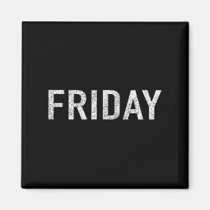 Imã Série Dias Da Semana Sexta-Feira Desgastada