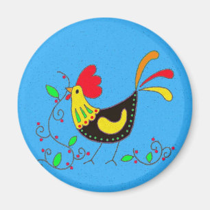Imã Série dos símbolos de Pysanky: Galo