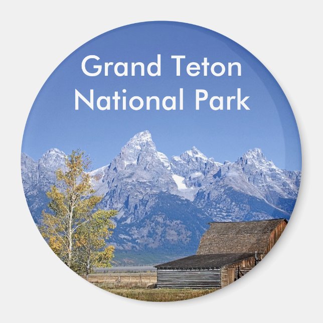 Imã Série Grand Teton National Park 5 (Frente)