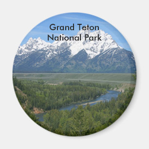 Imã Série grande 8 do parque nacional de Teton