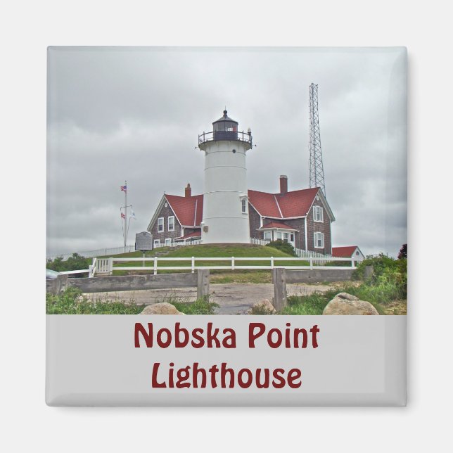 Imã Série Nobska Point Lighthouse (Frente)