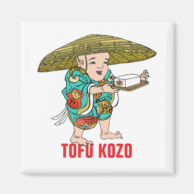Imã Série Yokai: Tofu Kozo (Frente)