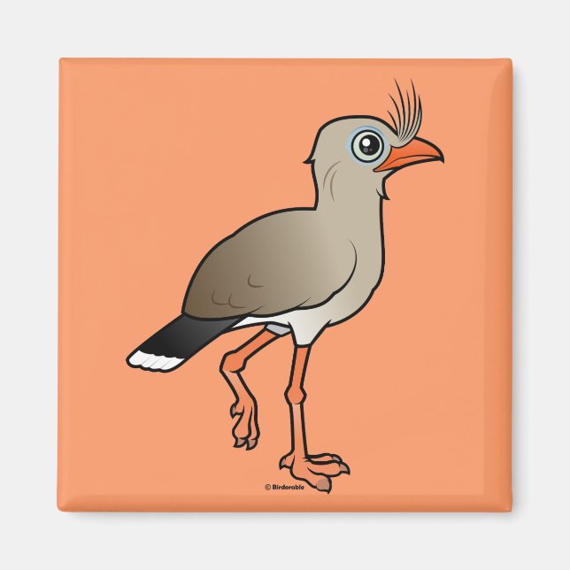 Imã Seriema de pernas vermelhas (Frente)