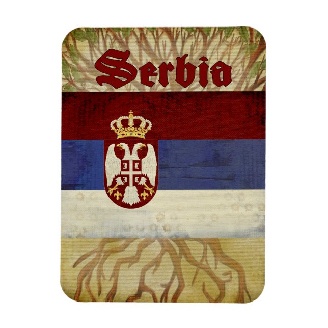 Ímã Sérvia Souvenir Magnet (Vertical)