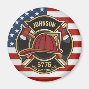 Imã Serviço de Emergência contra Fogo de Bombeiros -