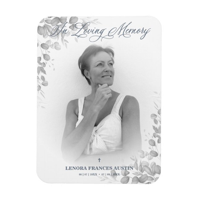 Ímã Serviço de Lembrança de Fotos Caros em Branco Pret (Vertical)