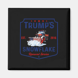 Imã Serviço de Remoção do Floco de Neve de Trump Funny